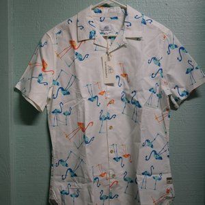Never, never worn,Flamingo button down-shirt.